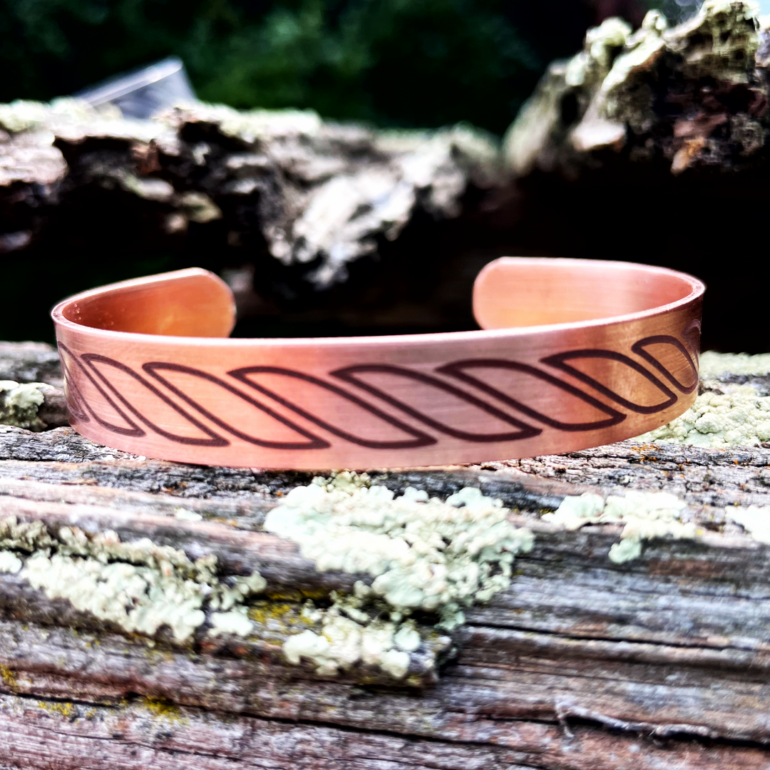 Rope - Cuff Bracelet - Copper or Stainless Steel