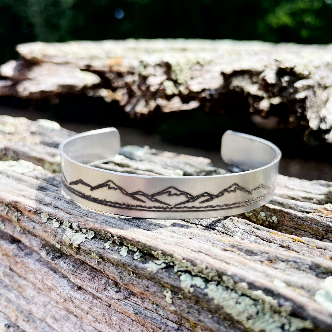 High Country - Cuff Bracelet - Copper or Stainless Steel