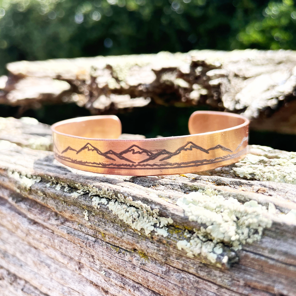 High Country - Cuff Bracelet - Copper or Stainless Steel